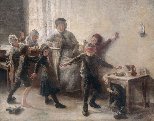 Ferdo Vesel: Slepe miši (1891), Narodna galerija