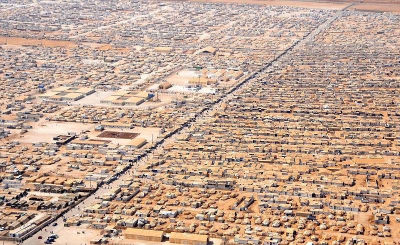 An_Aerial_View_of_the_Za\'atri_Refugee_Camp