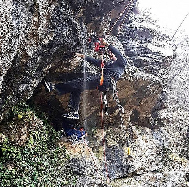 Urejene plezalne smeri v Vipavski Beli