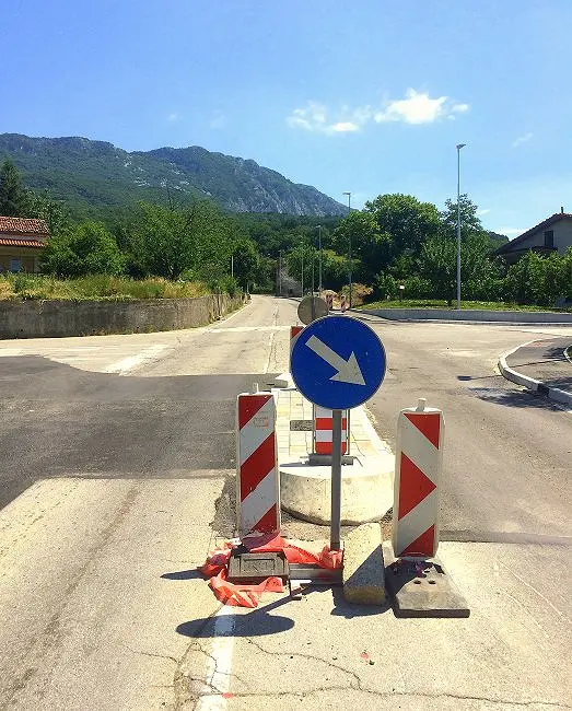 Še mesec dni do zaključka križišča na Idrijski cesti v Ajdovščini