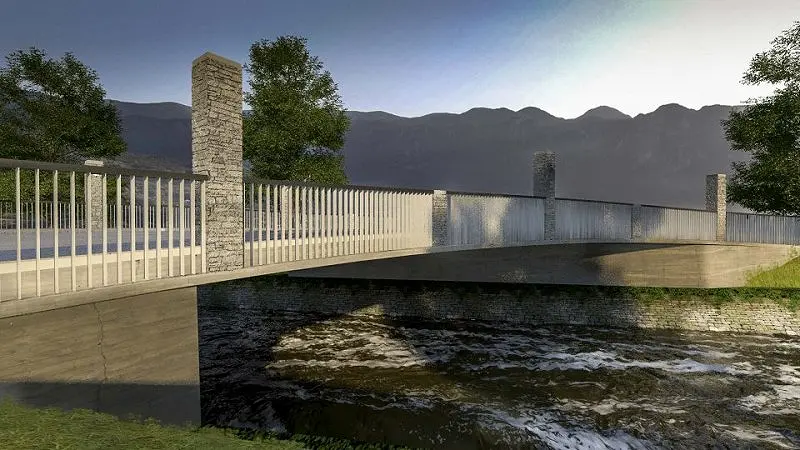 Most čez Lokavšček 