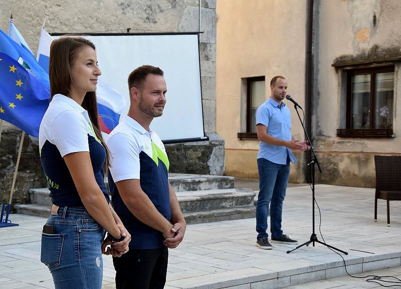 Sokrajani priredili sprejem za paraolimpijca Dejana Fabčiča