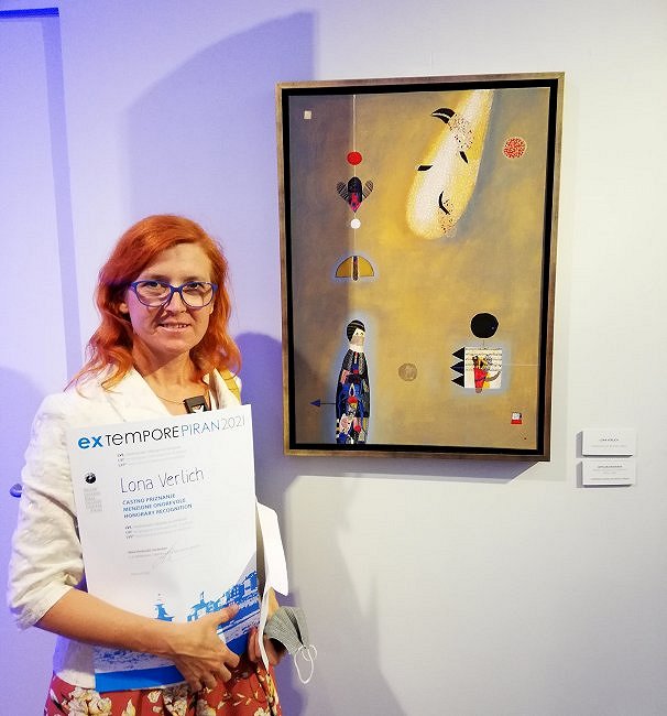 Poloni Ličen Kunaver nagrada na 56. mednarodnemu slikarskemu Ex-temporu v Piranu