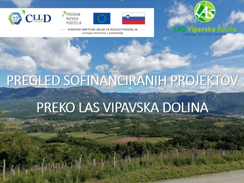 Predstavitev projektov LAS Vipavska dolina<br />
Vir: RRA ROD Ajdovščina