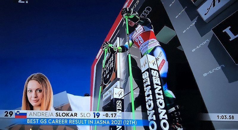 Andreja Slokar v Lenzerheideju ohranila upanje na Courchevel