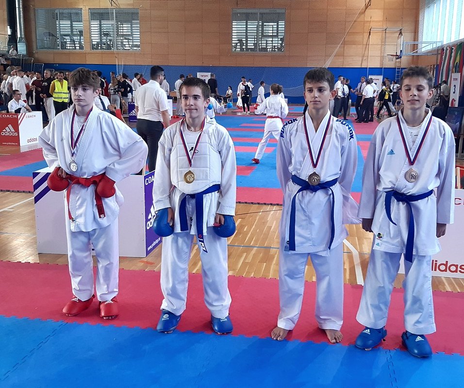 Mladi Stefan Gostič postal državni prvak v karateju