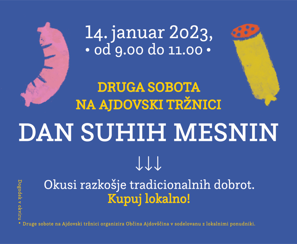 Dan suhih mesnin na Ajdovski tržnici    