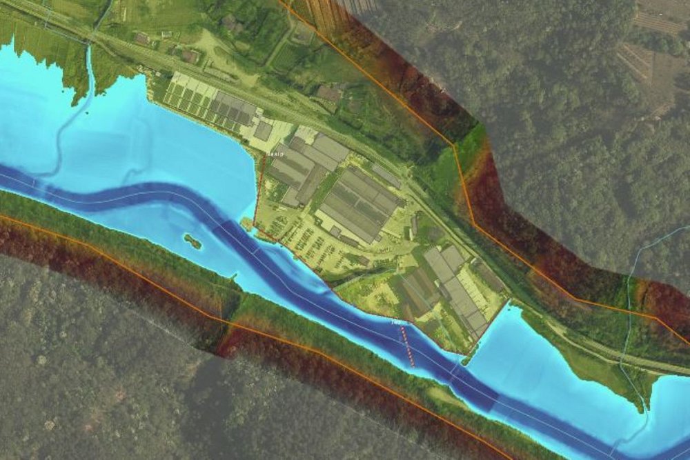 V načrtu je gradnja protipoplavne zaščite za Obrtno cono v Batujah