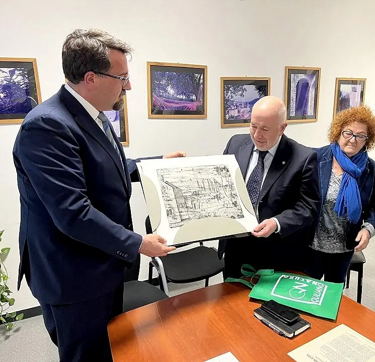 Pobrateni mesti Ajdovščina in Quliano si želita še tesnejšega sodelovanja    