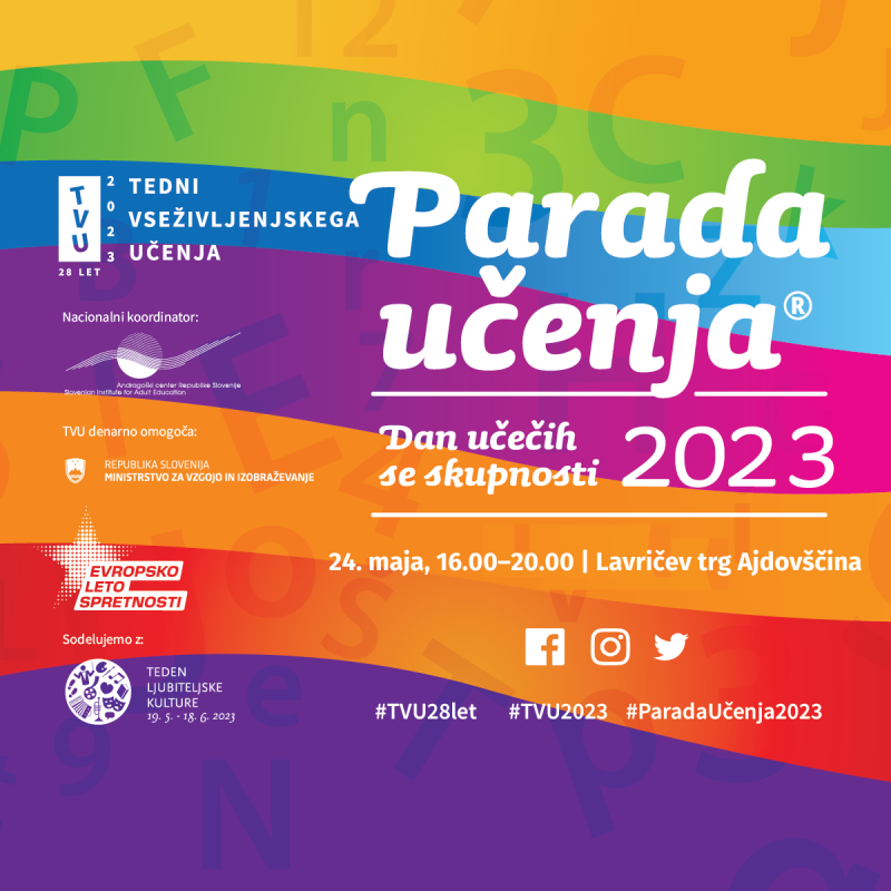 Parada učenja - dan učečih se skupnosti v Ajdovščini! 