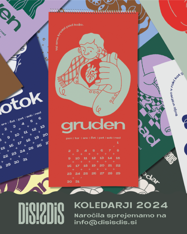 Disisdis koledar 2023 fotka