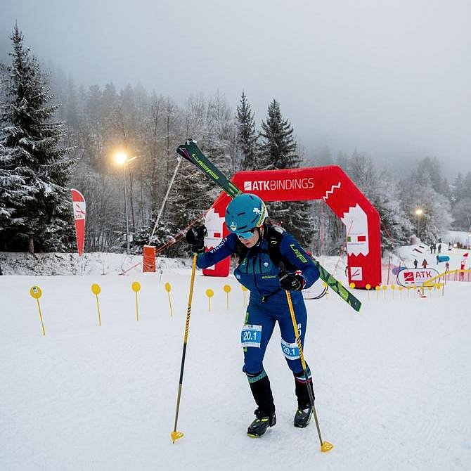 Ana Čufer zastopala slovenske barve na evropskem prvenstvu v turnem smučanju