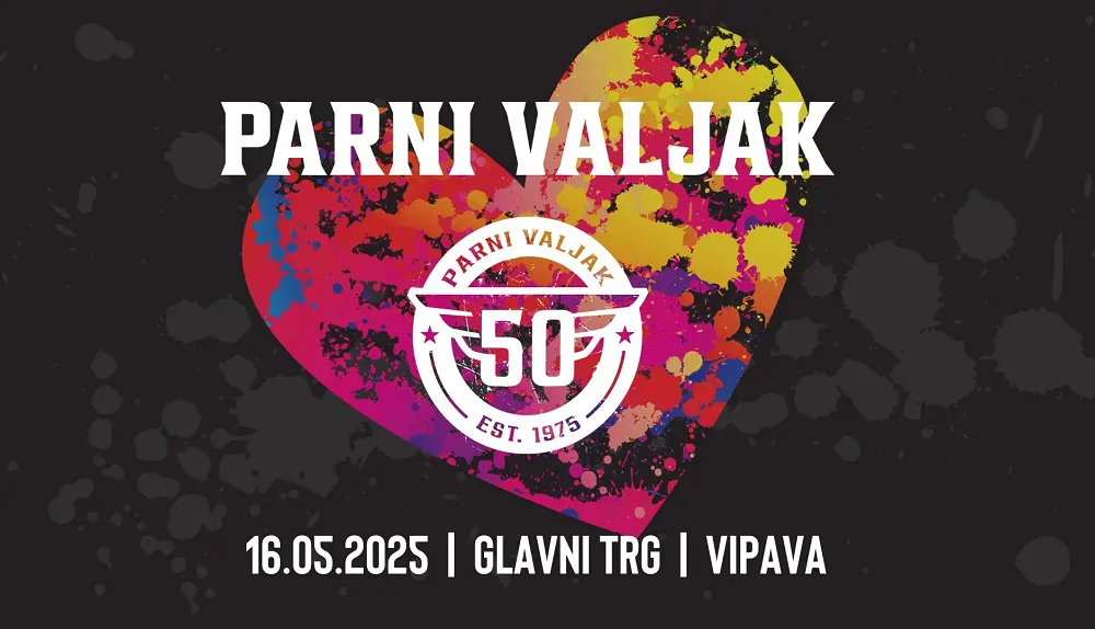 Parni Valjak praznuje 50 let – tudi v Vipavi!