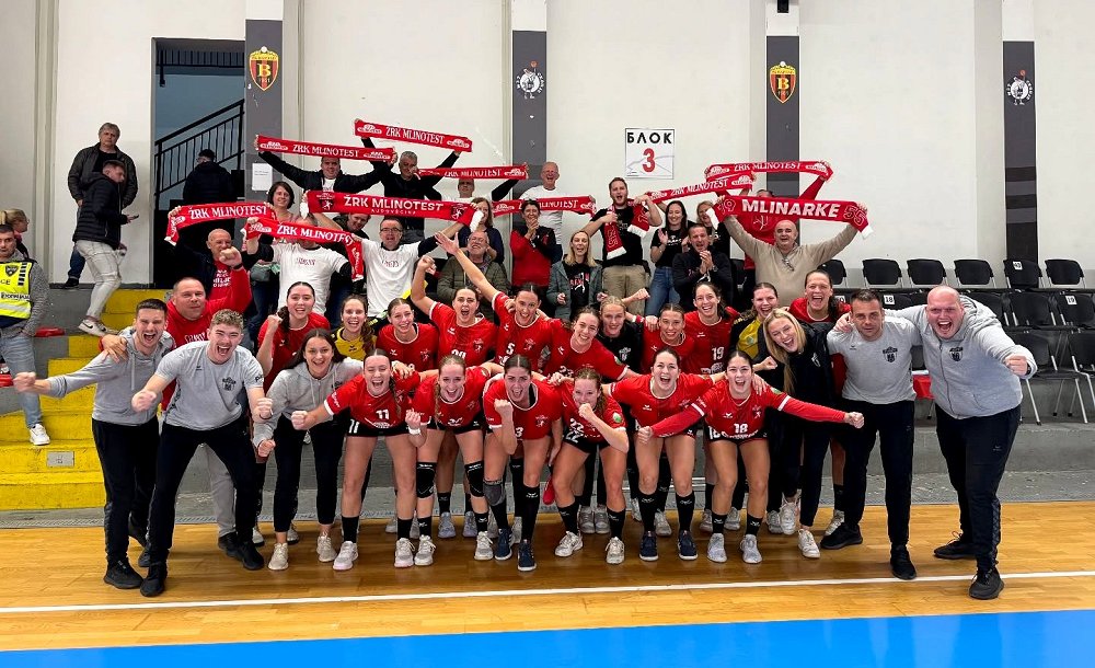Ajdovske rokometašice slavile tudi na povratni tekmi v Skopju