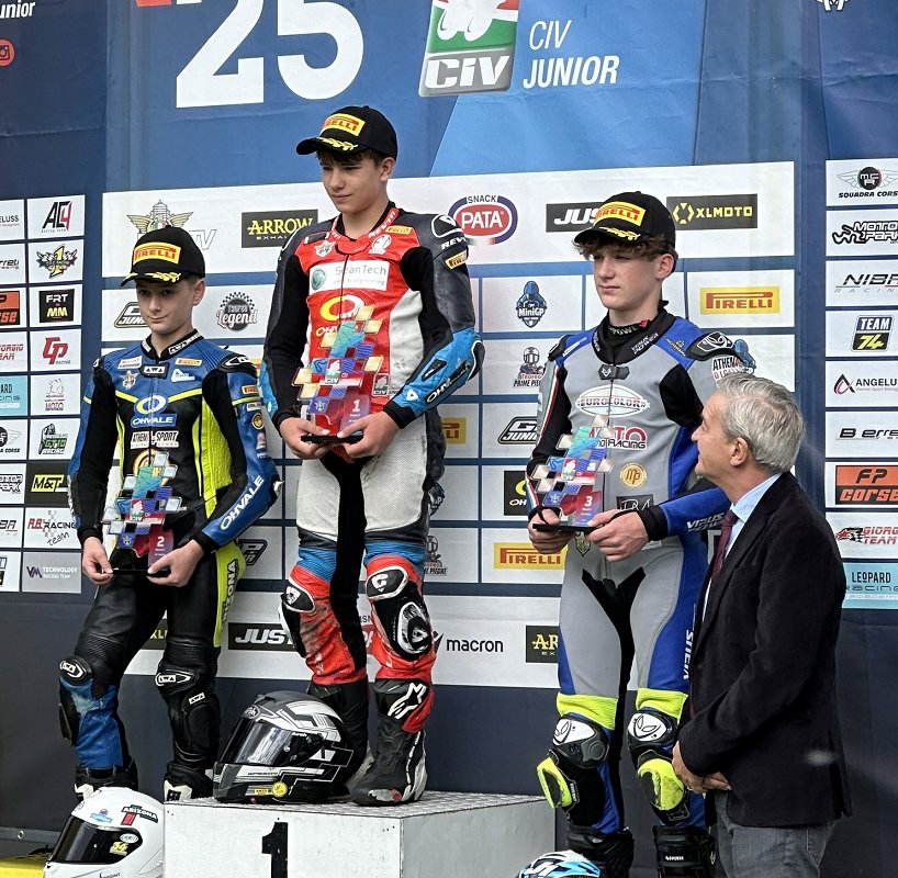 Tian Krševan osvojil naslov prvaka v italijanskem motociklističnem prvenstvu CIV Junior
