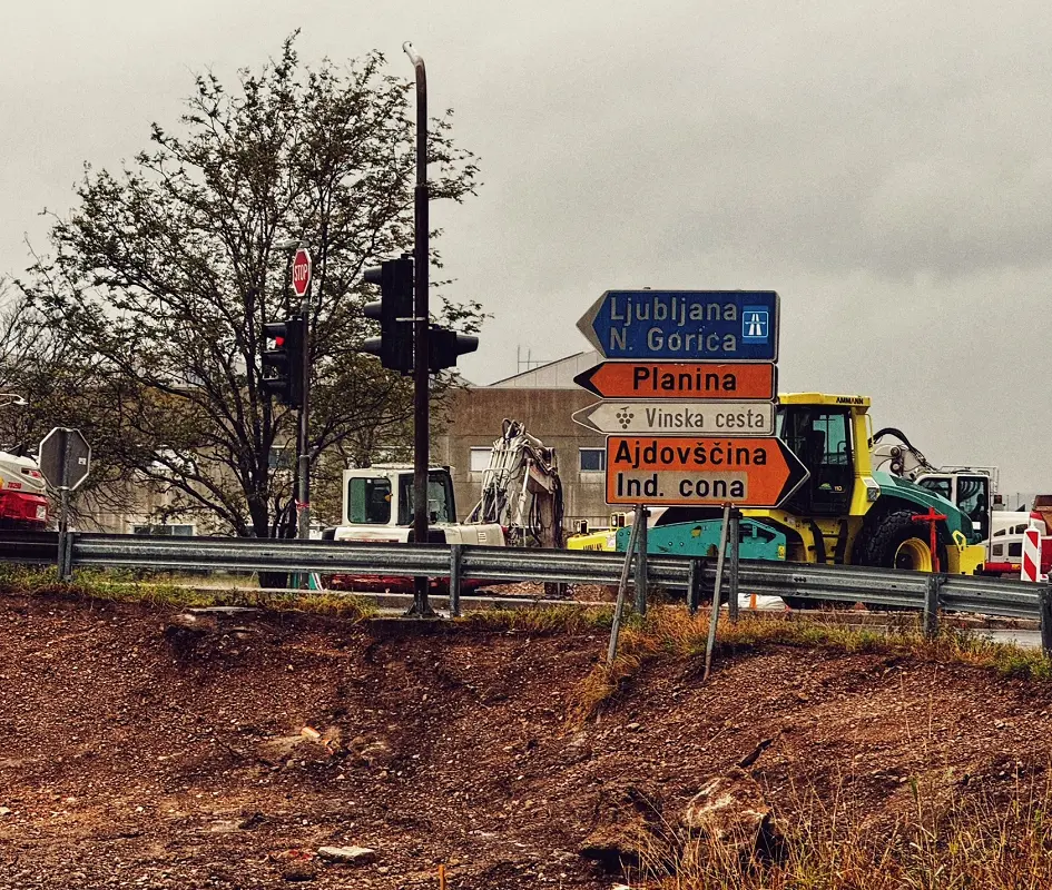 Ajdovščina promet 2025 fotka