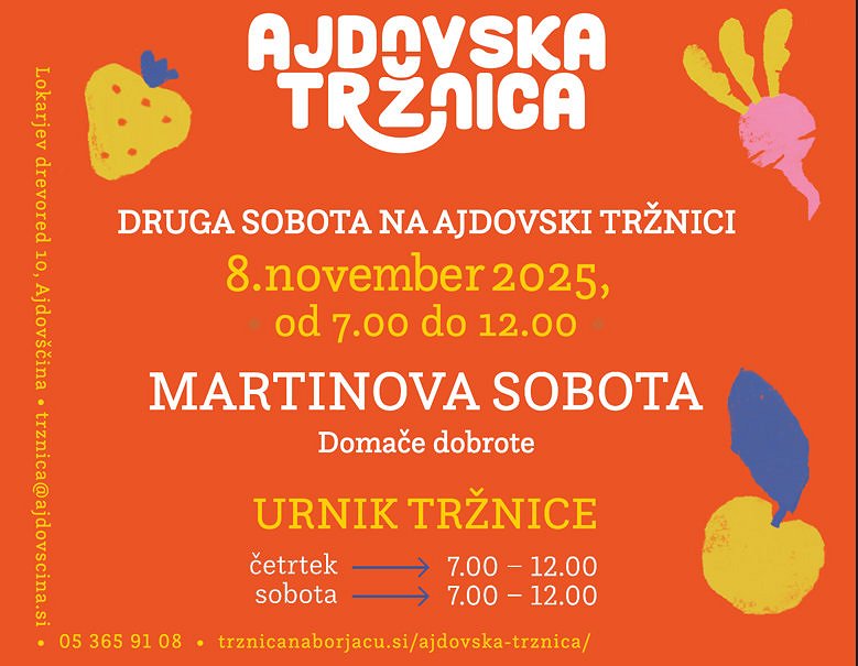 Prihaja martinova sobota na Ajdovski tržnici