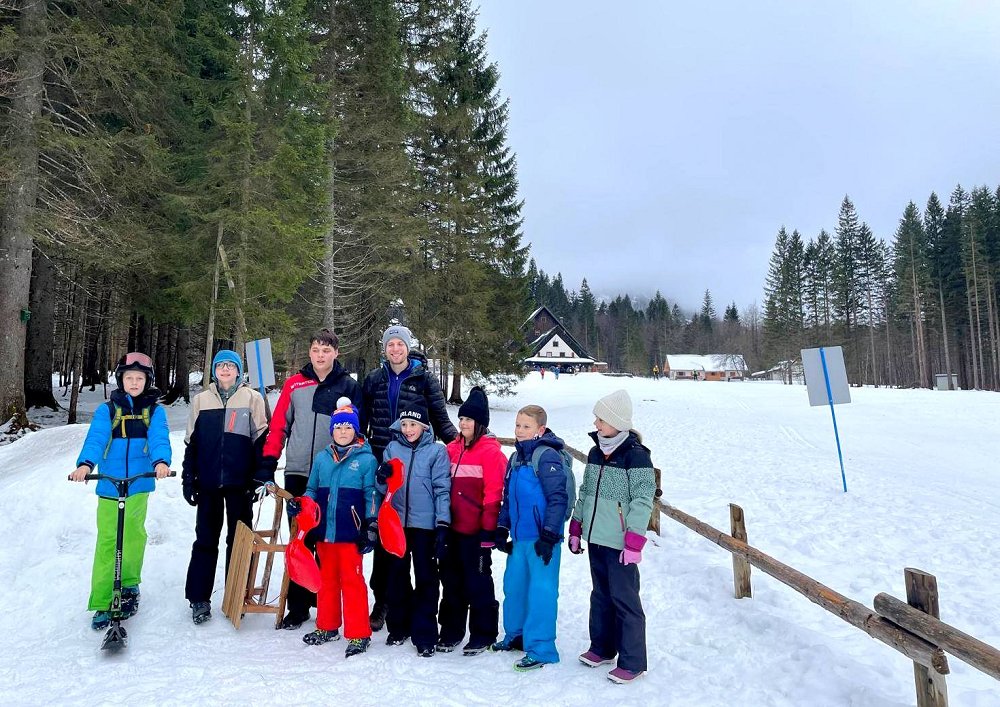 Planinsko društvo Ajdovščina: Sankanje in pohod v Tamar