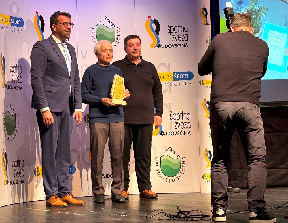 Stanko Čufer letošnji prejemnik statue za življenjsko delo v športu na Ajdovskem