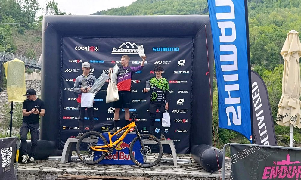 V Novi Gorici prevlada mladih ajdovskih enduro kolesarjev