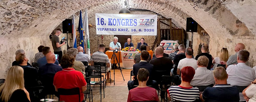 V Vipavskem Križu potekal 16. kongres Zveze za Primorsko    