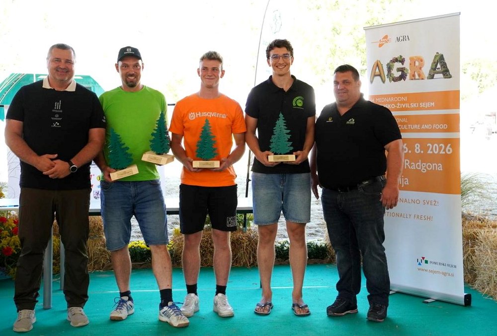 Nik Rovan iz Podkraja najboljši sekač v Sloveniji