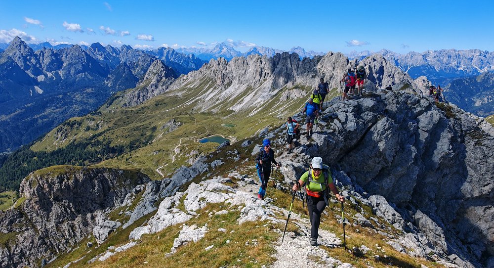 Planinsko društvo Ajdovščina na izletu v Karnijskih Alpah – tokrat osvojili Monte Lastroni 