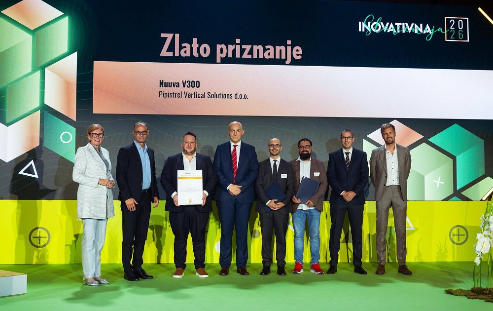 Med nagrajenimi inovacijami tudi pipstrelova Nuuuva V300